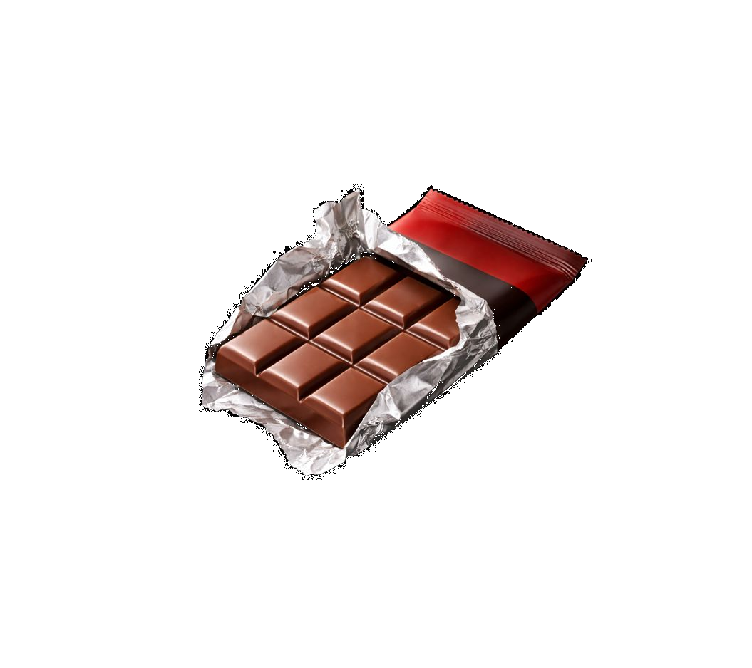 Pequeña barra de chocolate. (carbo procesado) Intentar que tenga más de 60% de cacao.